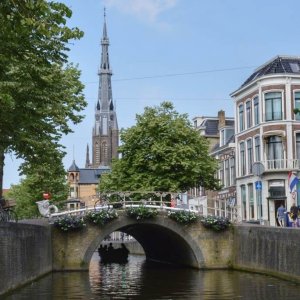 Centrum van Leeuwarden waar Carebrick actief is met duurzame vochtbestrijding tegen optrekkend vocht.